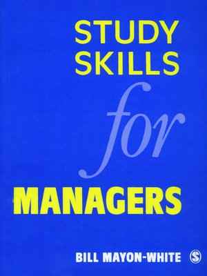 cover image of Study Skills for Managers